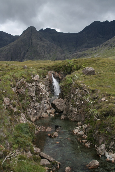 photo of Lenny at the Fairy Pools
